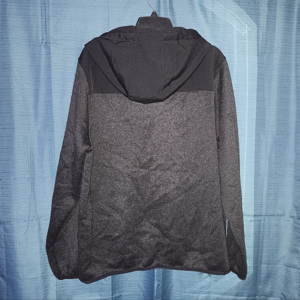 Reebok | Charcoal Black Zip-Up Hoodie - Picture 5 of 6